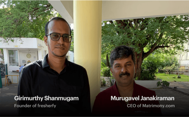 Murugavel Janakiraman, CEO of Matrimony.com